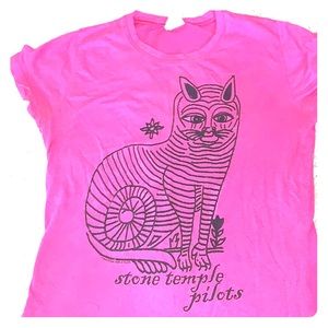 Stone Temple Pilots pink T-shirt￼